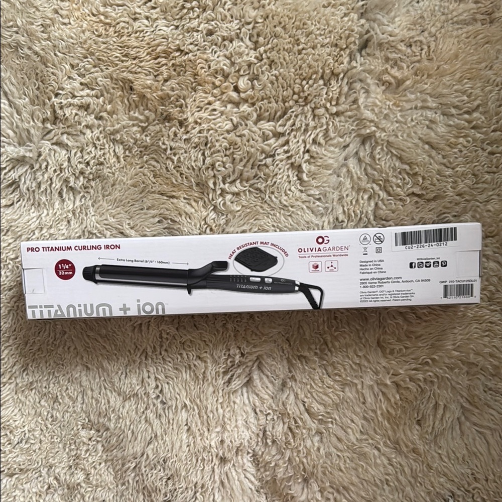 Olivia Garden Pro Titanium Curling Iron